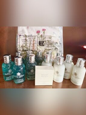 Molton Brown Coastal Cypress and Sea Fennel Travel Set - 13 Pieces Included!